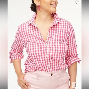 NWT J.Crew Factory Petite Lightweight Cotton Blend Shirt